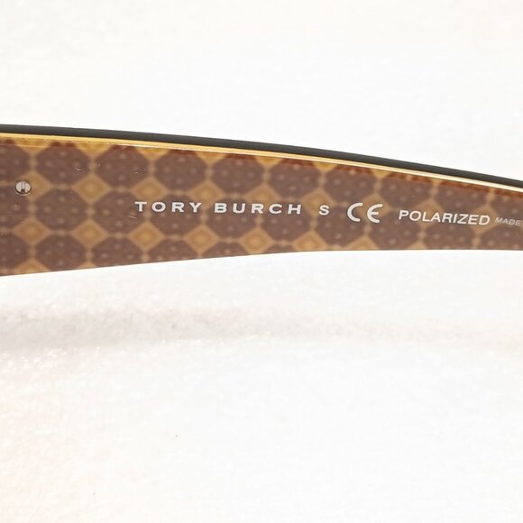 Tory Burch TY7004 Brown Gradient Polarized Sunglasses 58mm Excellent Cond - Picture 2 of 11